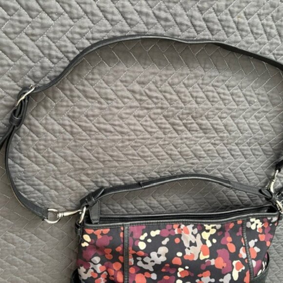 USED Coach Park Splatter Print Hobo Bag, F32893 - Picture 6 of 13